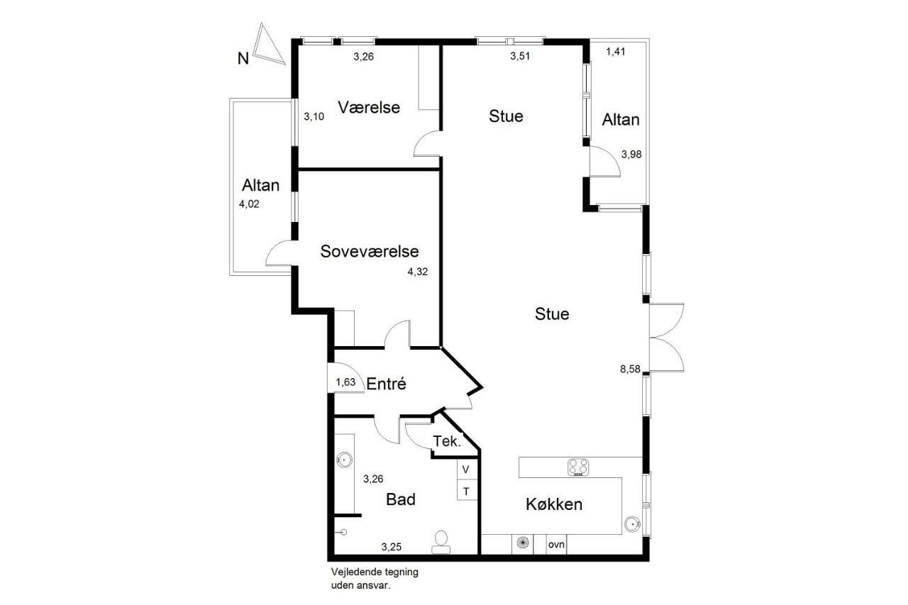 Luxury City Center Harbour Apartment 2 Bedroom Sønderborg Dış mekan fotoğraf