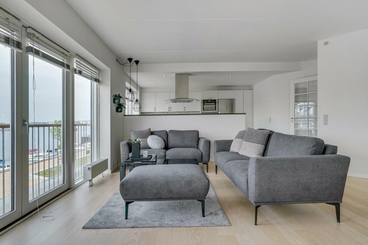 Luxury City Center Harbour Apartment 2 Bedroom Sønderborg Dış mekan fotoğraf